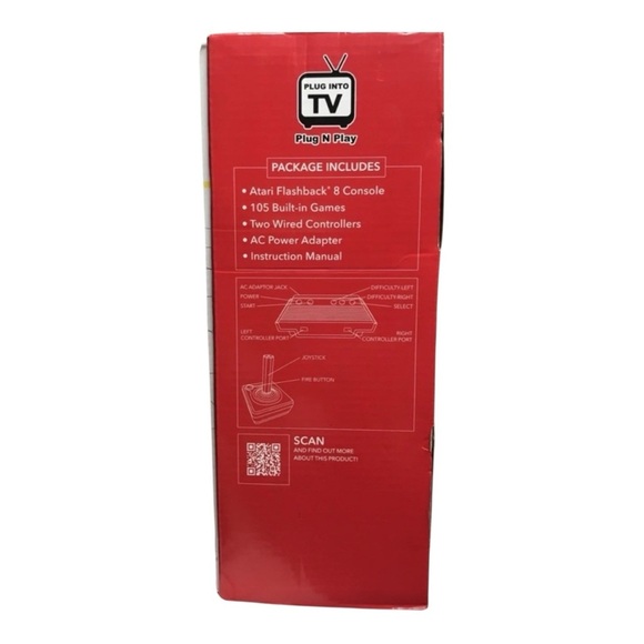 Atari Flashback 8 Console - Black and Orange - Picture 7 of 7